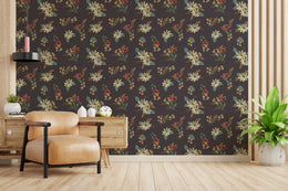 Floral Pattern Ditsy Vintage Style Peel and Stick Wallpaper